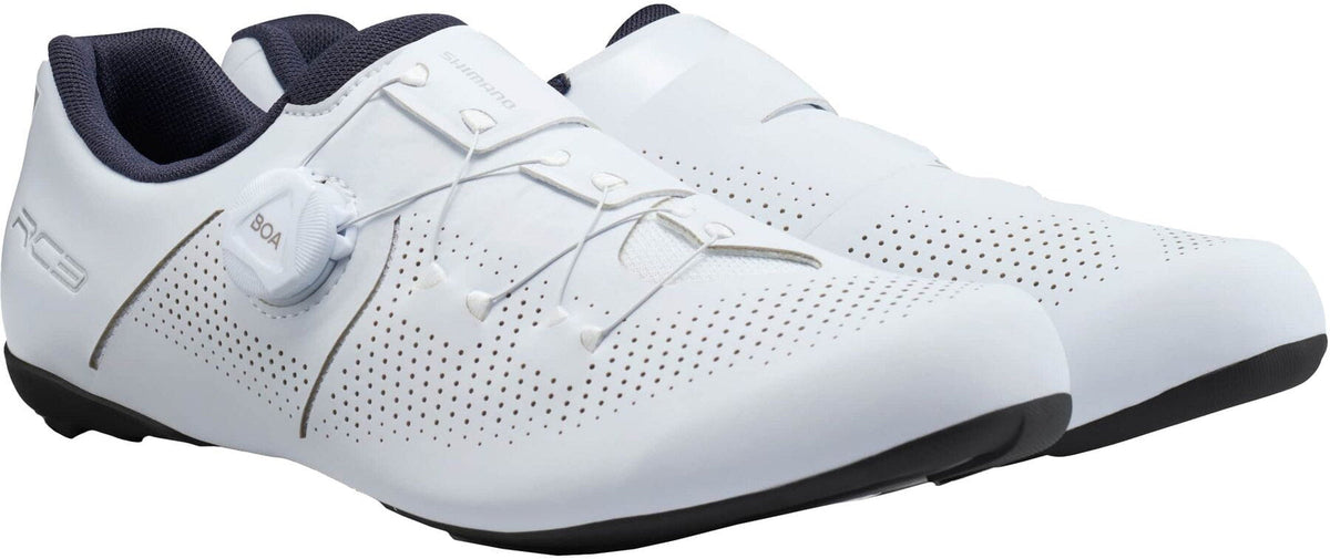Shimano RC302 Men's Road Cycling Shoes - White