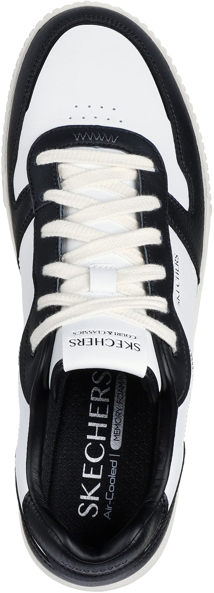 Skechers Court Classic Jade Strane Men's Shoes - White