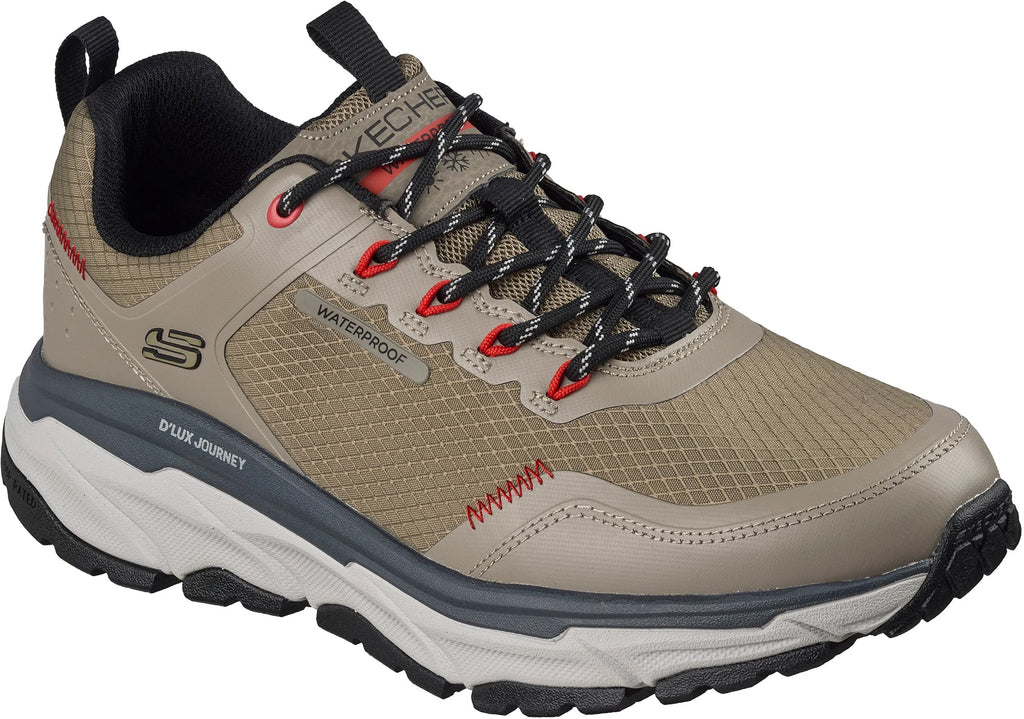 Skechers D'Lux Journey Slate Peak Waterproof Men's Walking Shoes - Green