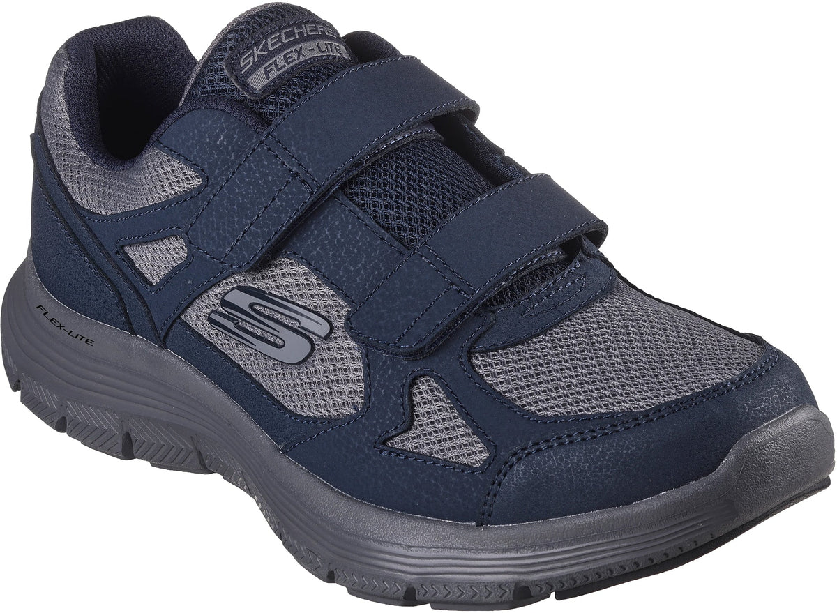 Skechers Flex GURN Velcro Men's Shoes - Blue
