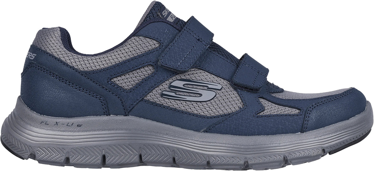 Skechers Flex GURN Velcro Men's Shoes - Blue
