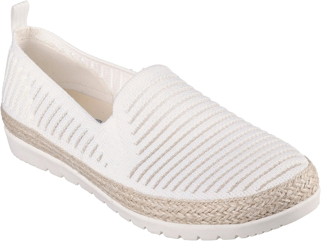 Skechers BOBS Flexpadrille Sparkling Sky Women's Shoes - White