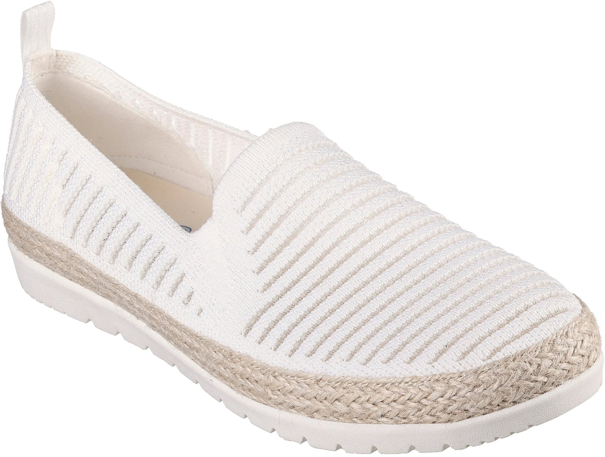 Skechers BOBS Flexpadrille Sparkling Sky Women's Shoes - White
