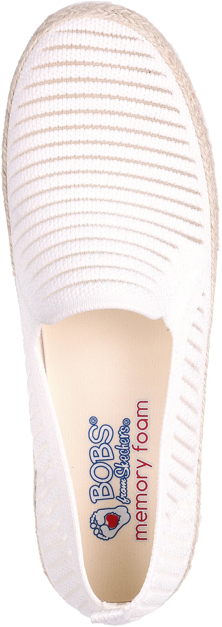 Skechers BOBS Flexpadrille Sparkling Sky Women's Shoes - White
