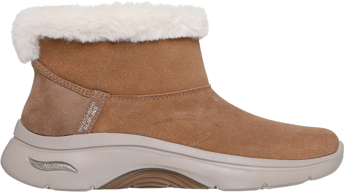 Skechers GO WALK Cozy Stride Women's Boots - Brown