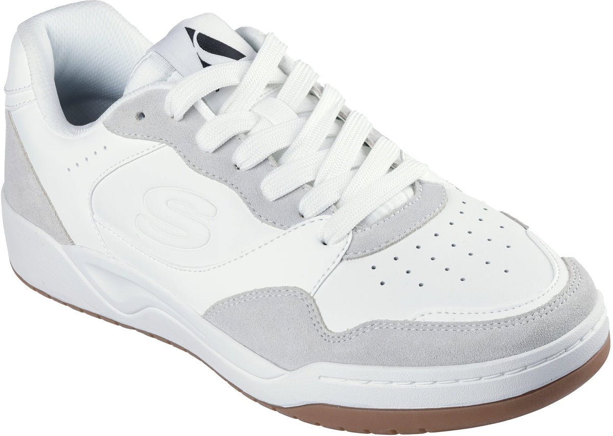 Skechers Koopa Court Volley Low Varsity Shoes - White