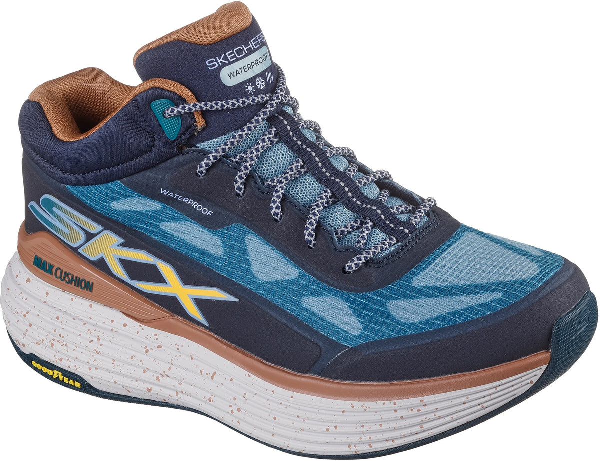 Skechers Max Cushioning Suspension Terrace Waterproof Women's Running Shoes - Blue