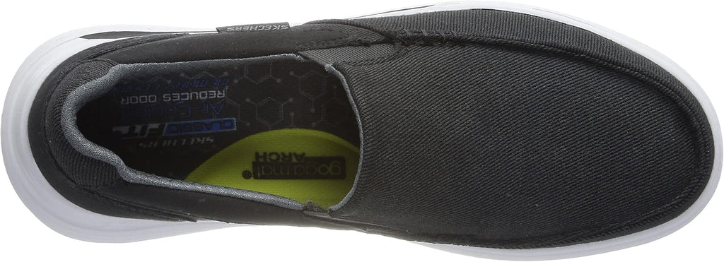Skechers Proven Suttner Canvas Slip On Men's Walking Shoes - Black