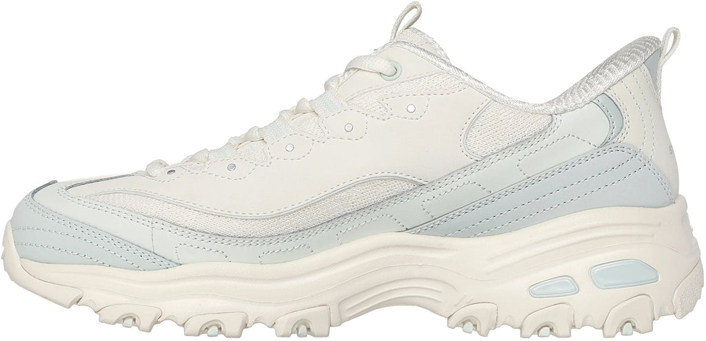 Skechers Sport D'Lites Smooth Nostalgia Women's Shoes - Cream