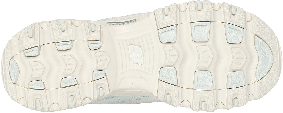 Skechers Sport D'Lites Smooth Nostalgia Women's Shoes - Cream