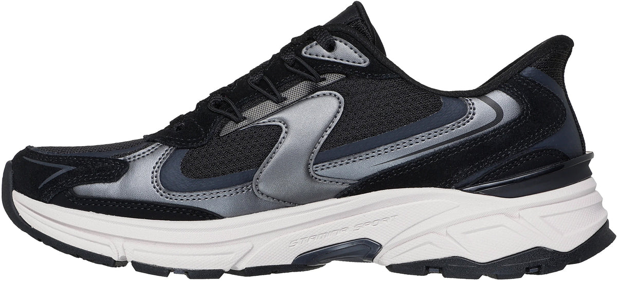 Skechers Stamina Sport Metallic Muse Women's Shoes - Black