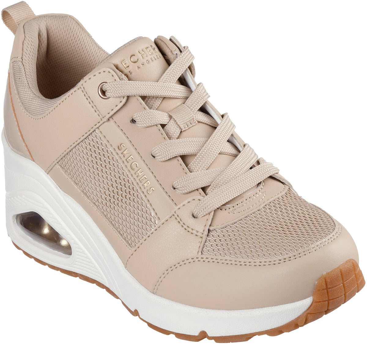 Skechers UNO Wedge Everything Nice Women's Shoes - Beige