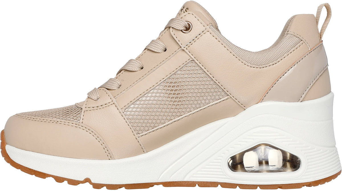 Skechers UNO Wedge Everything Nice Women's Shoes - Beige
