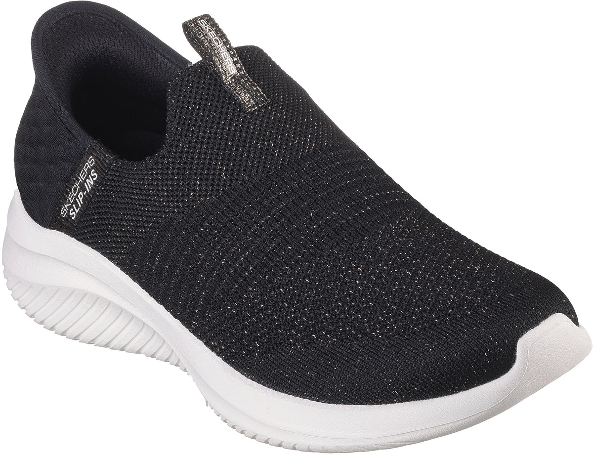 Skechers Ultra Flex 3.0 Glitter Me Women's Shoes - Black