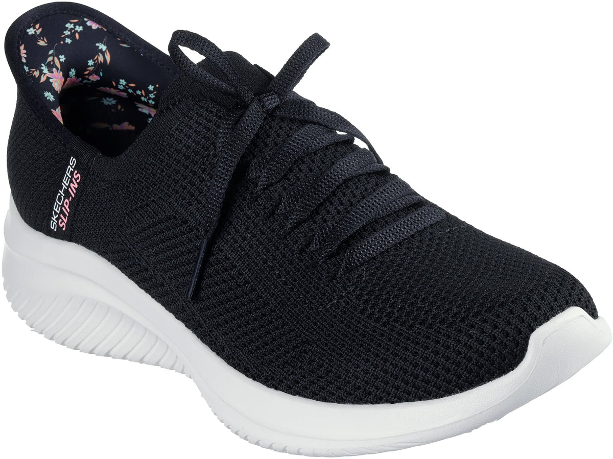Skechers Ultra Flex 3.0 Morning Blossom Women's Shoes - Black