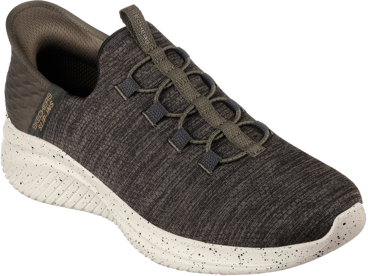 Skechers Ultra Flex 3.0 Right Away WIDE FIT Men's Shoes - Green