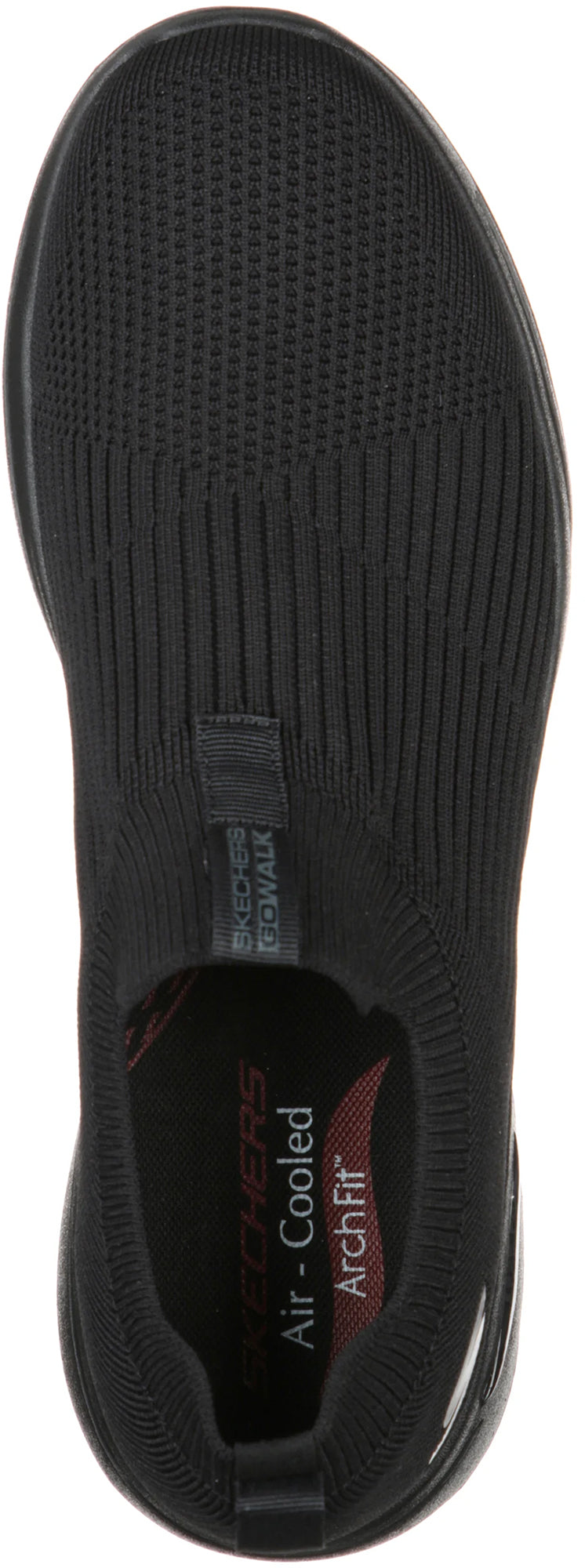 Skechers GO Walk Arch Fit Iconic EXTRA WIDE FIT Men's Walking Shoes - Black