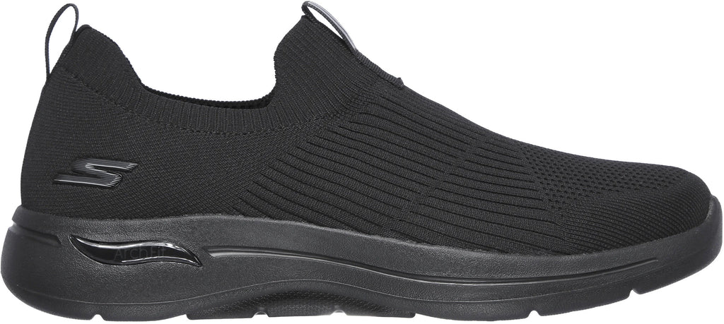 Skechers GO Walk Arch Fit Iconic EXTRA WIDE FIT Men's Walking Shoes - Black