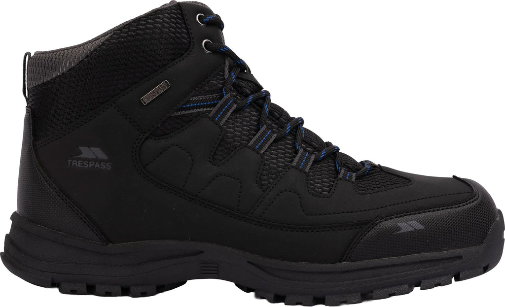 Trespass Finley Mid Waterproof Men's Walking Boots - Black