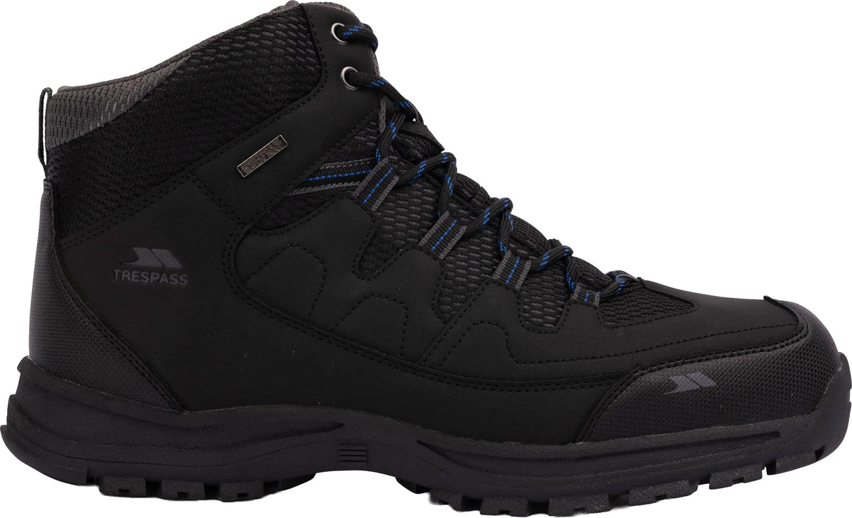 Trespass Finley Mid Waterproof Men's Walking Boots - Black