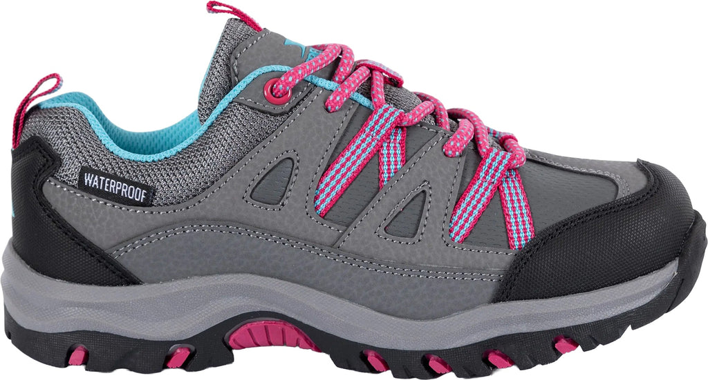 Trespass Gillon II Waterproof Junior Walking Shoes - Grey