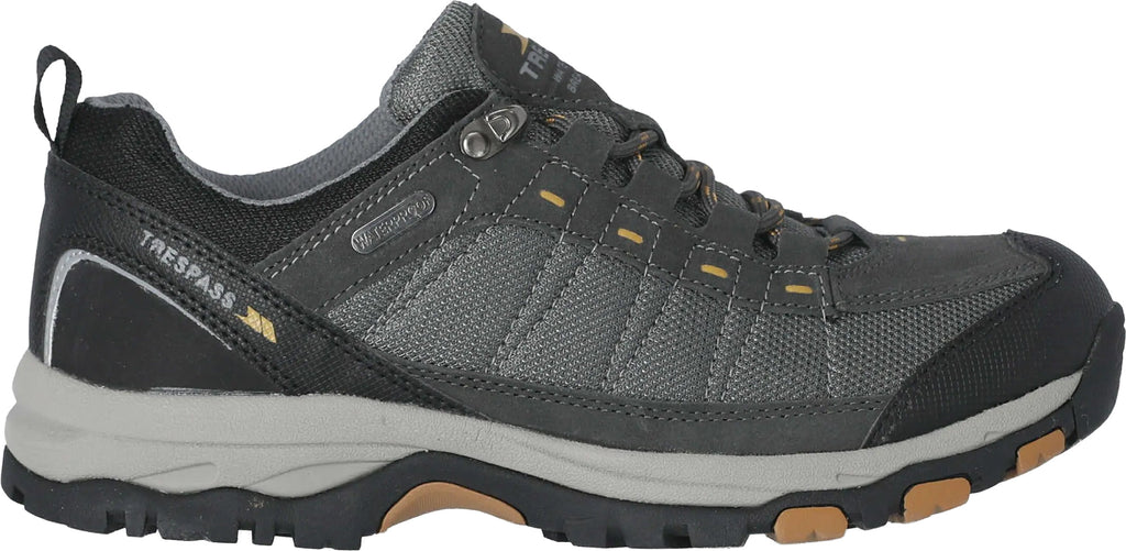 Trespass Scrap Waterproof Men's Walking Shoes - Grey