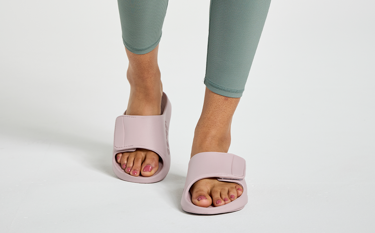 OOFOS Women's OOahh Sport Flex Slide Sandals - Stardust