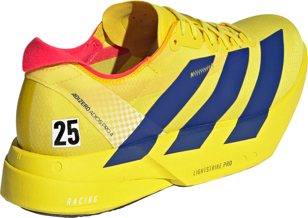 adidas Adizero Adios Pro 4 Men's Running Shoes - Yellow