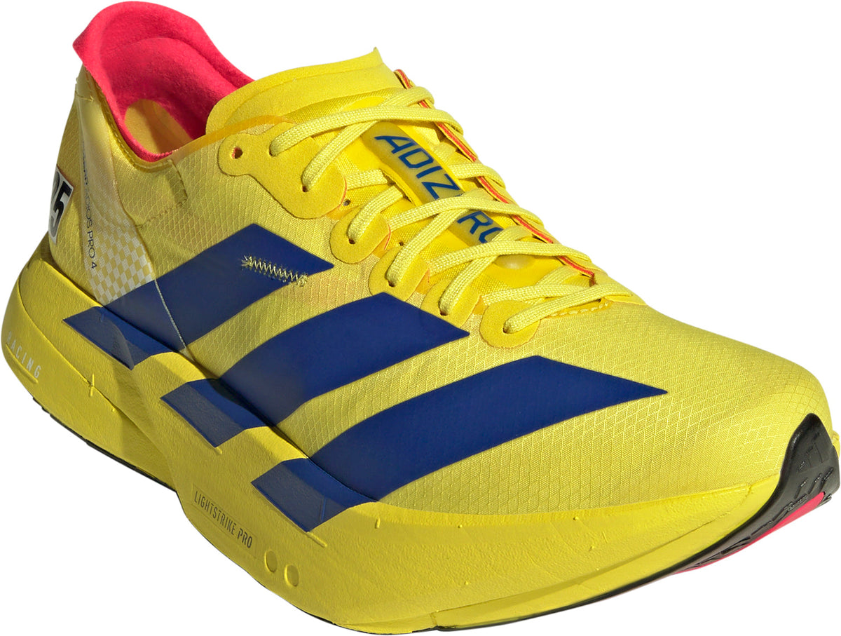 adidas Adizero Adios Pro 4 Men's Running Shoes - Yellow