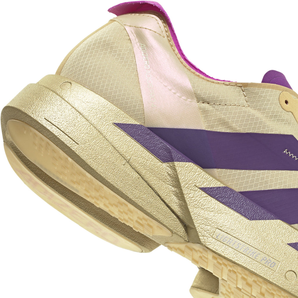 adidas Adizero Adios Pro 4 Men's Running Shoes - Beige