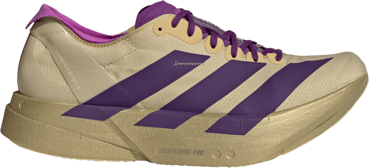 adidas Adizero Adios Pro 4 Men's Running Shoes - Beige