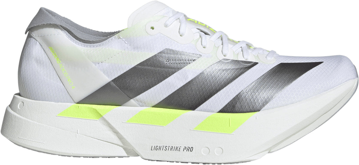 adidas Adizero Adios Pro 4 Men's Running Shoes - White