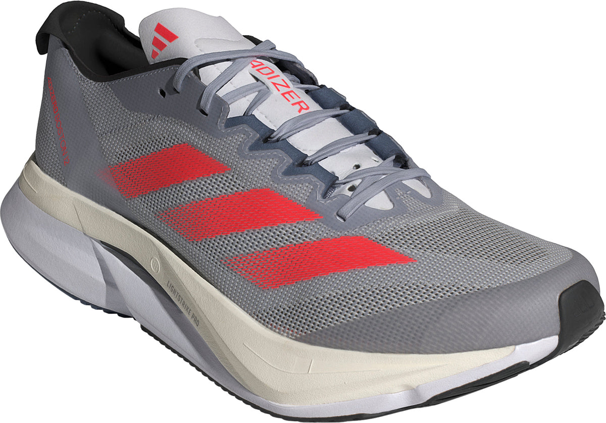 adidas Adizero Boston 12 Men's Running Shoes - Grey