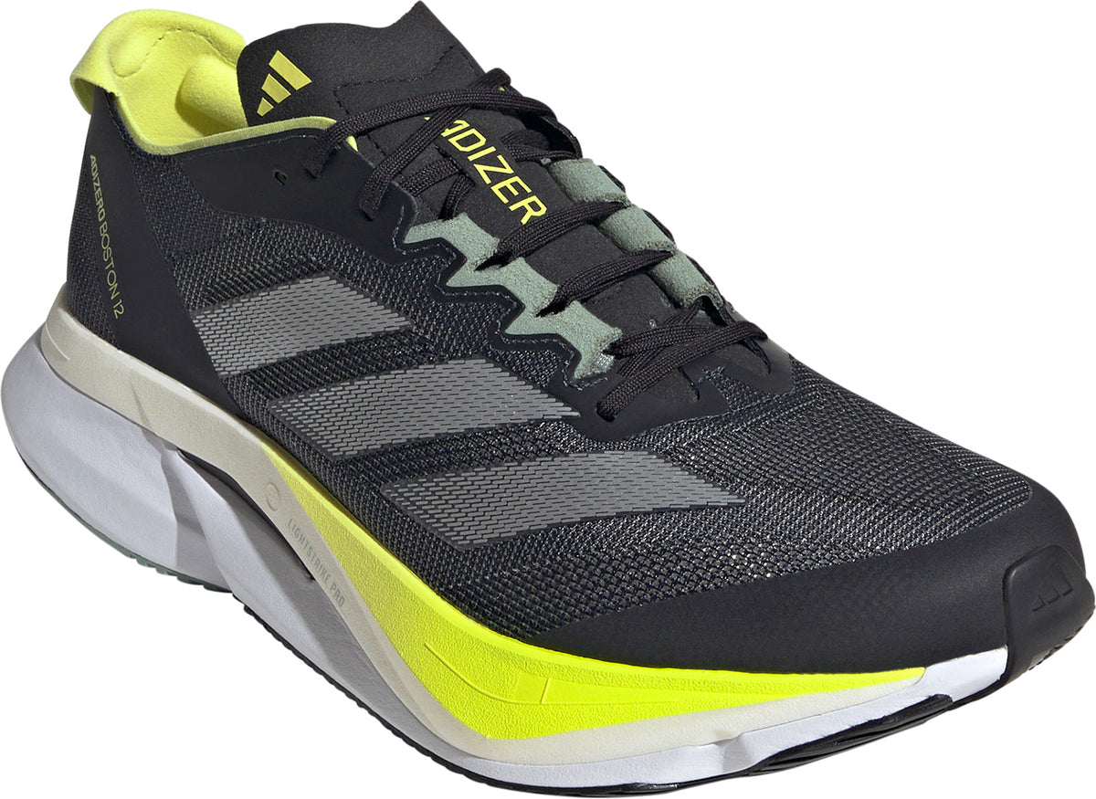adidas Adizero Boston 12 Men's Running Shoes - Black