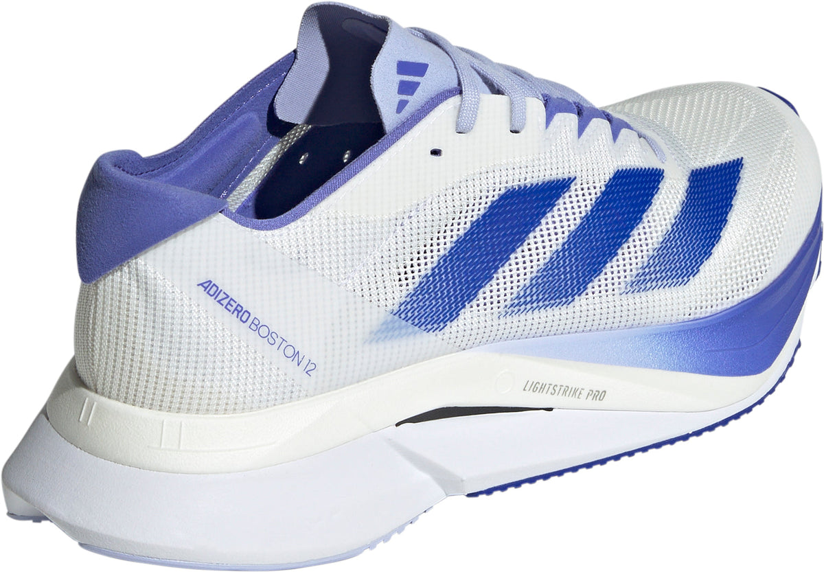adidas Adizero Boston 12 Women's Running Shoes - White