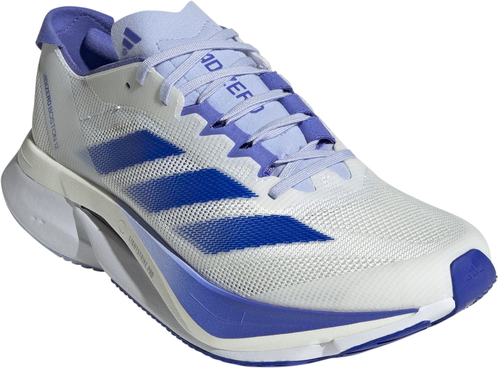 adidas Adizero Boston 12 Women's Running Shoes - White
