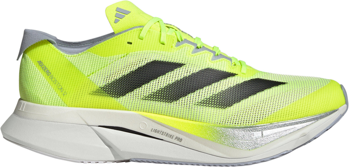 adidas Adizero Boston 12 Men's Running Shoes - Yellow