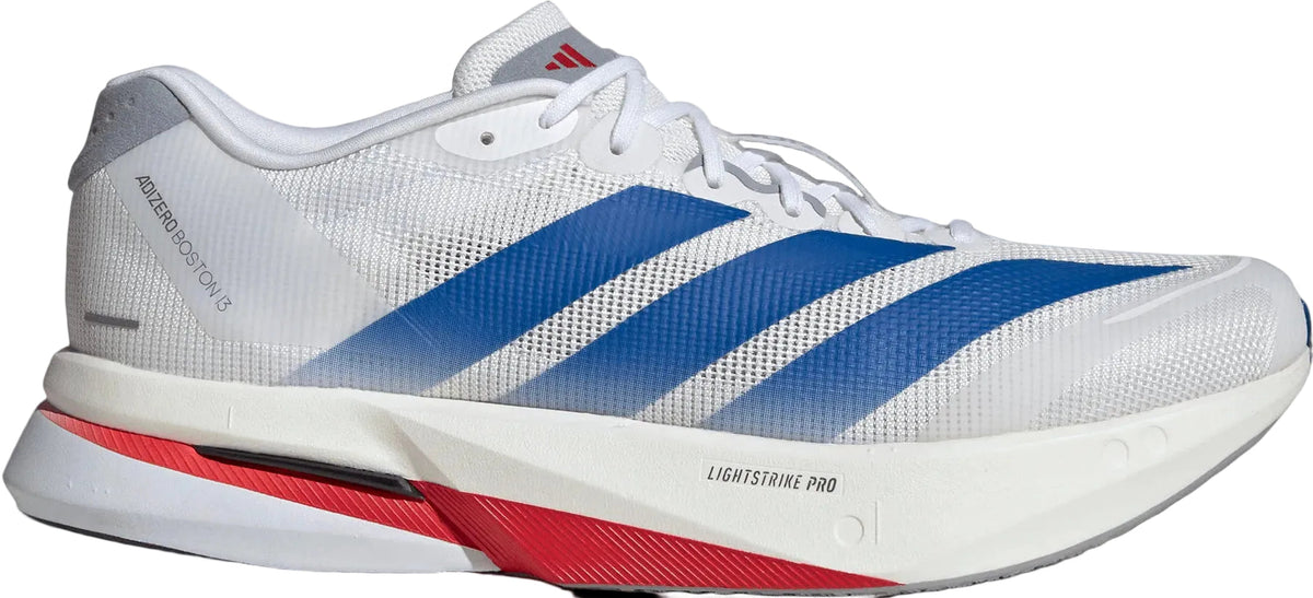 adidas Adizero Boston 13 Men's Running Shoes - White