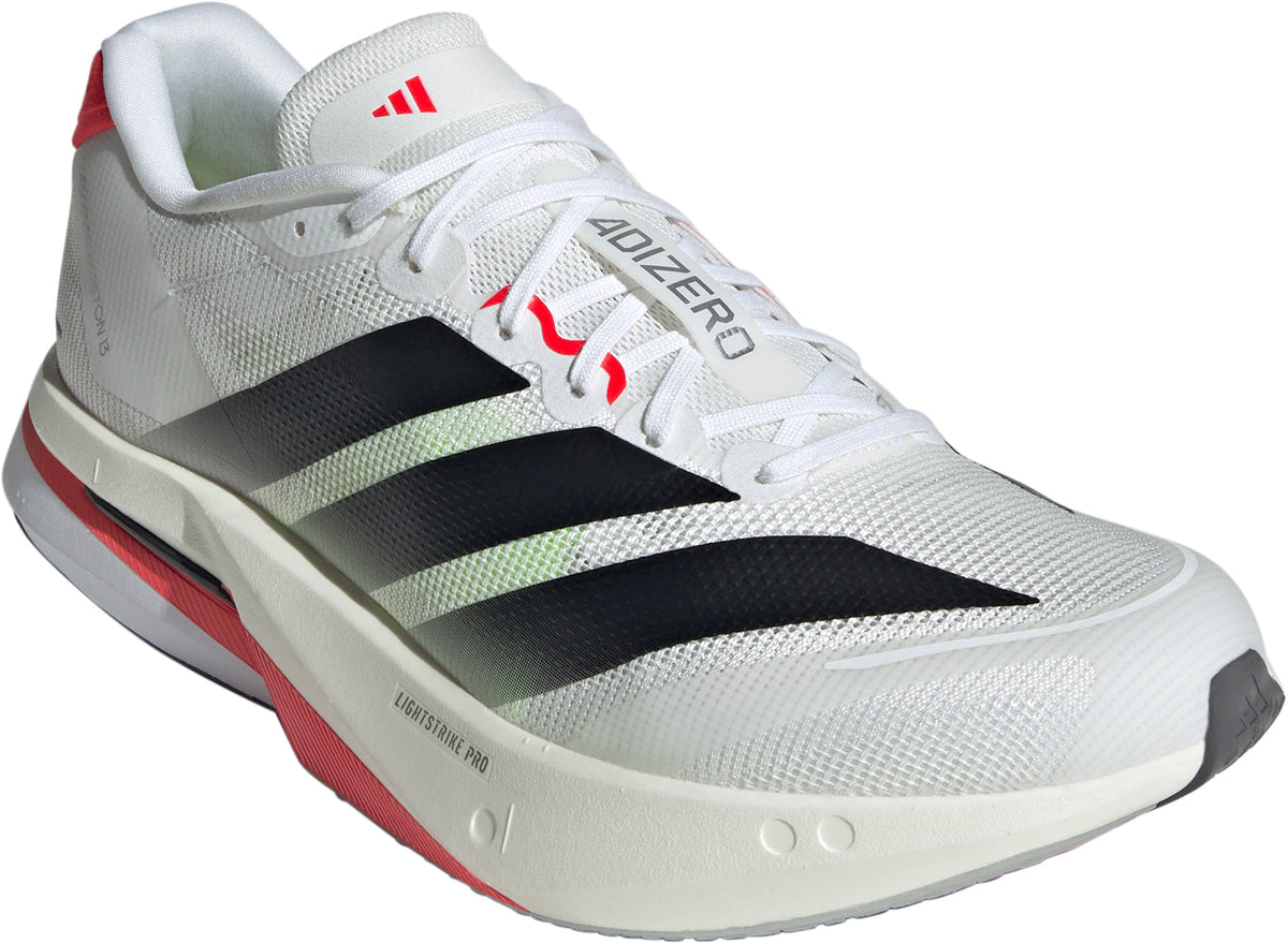 adidas Adizero Boston 13 Men's Running Shoes - White