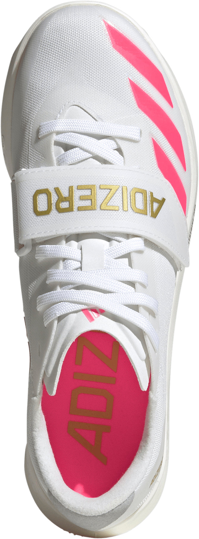 adidas Adizero Triple Jump & Pole Vault Field Event Spikes - White