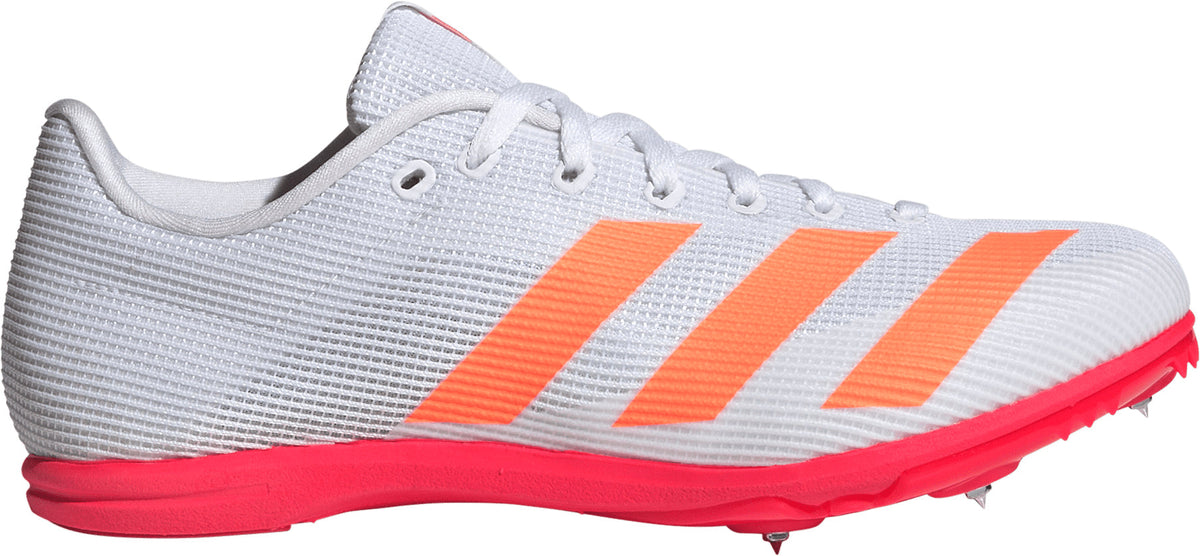 adidas Allroundstar Junior Running Spikes - White