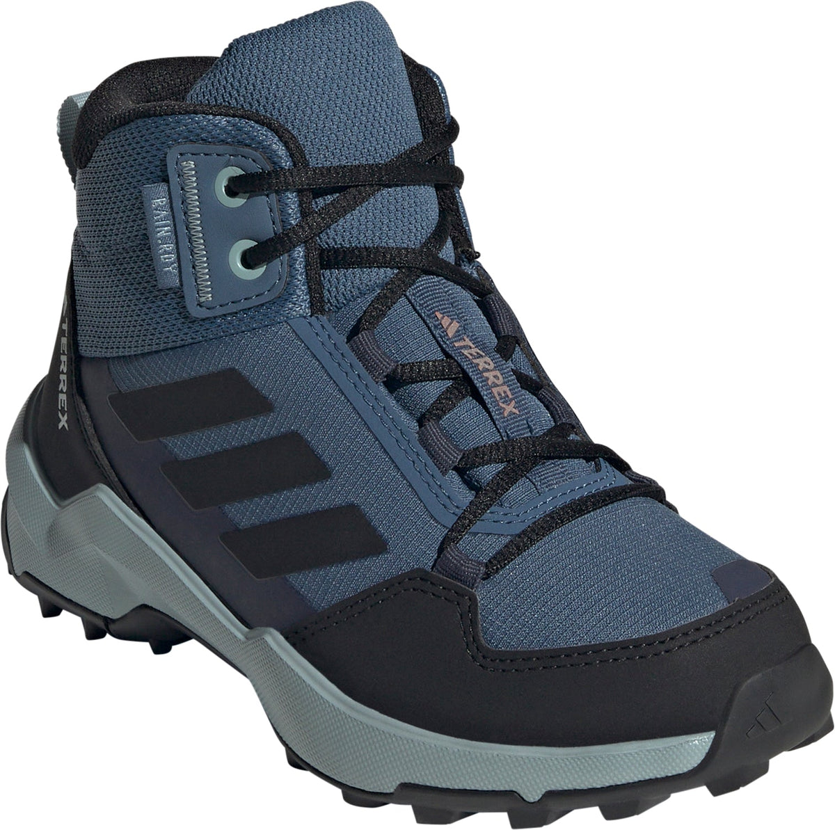 adidas Terrex AX4R Mid RAIN.RDY Junior Walking Boots - Blue