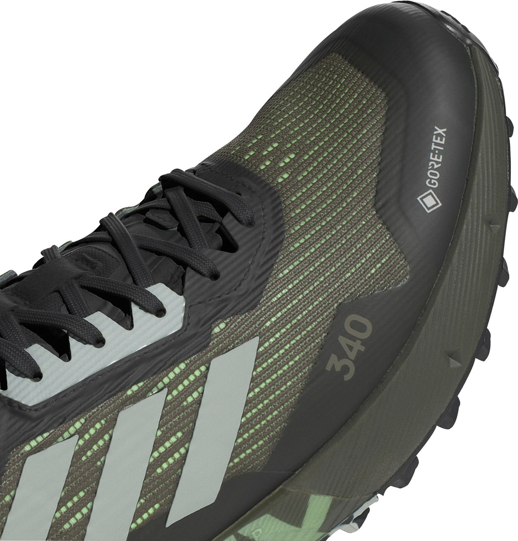 adidas Terrex Agravic Flow 2 GORE-TEX Men's Trail Running Shoes - Green