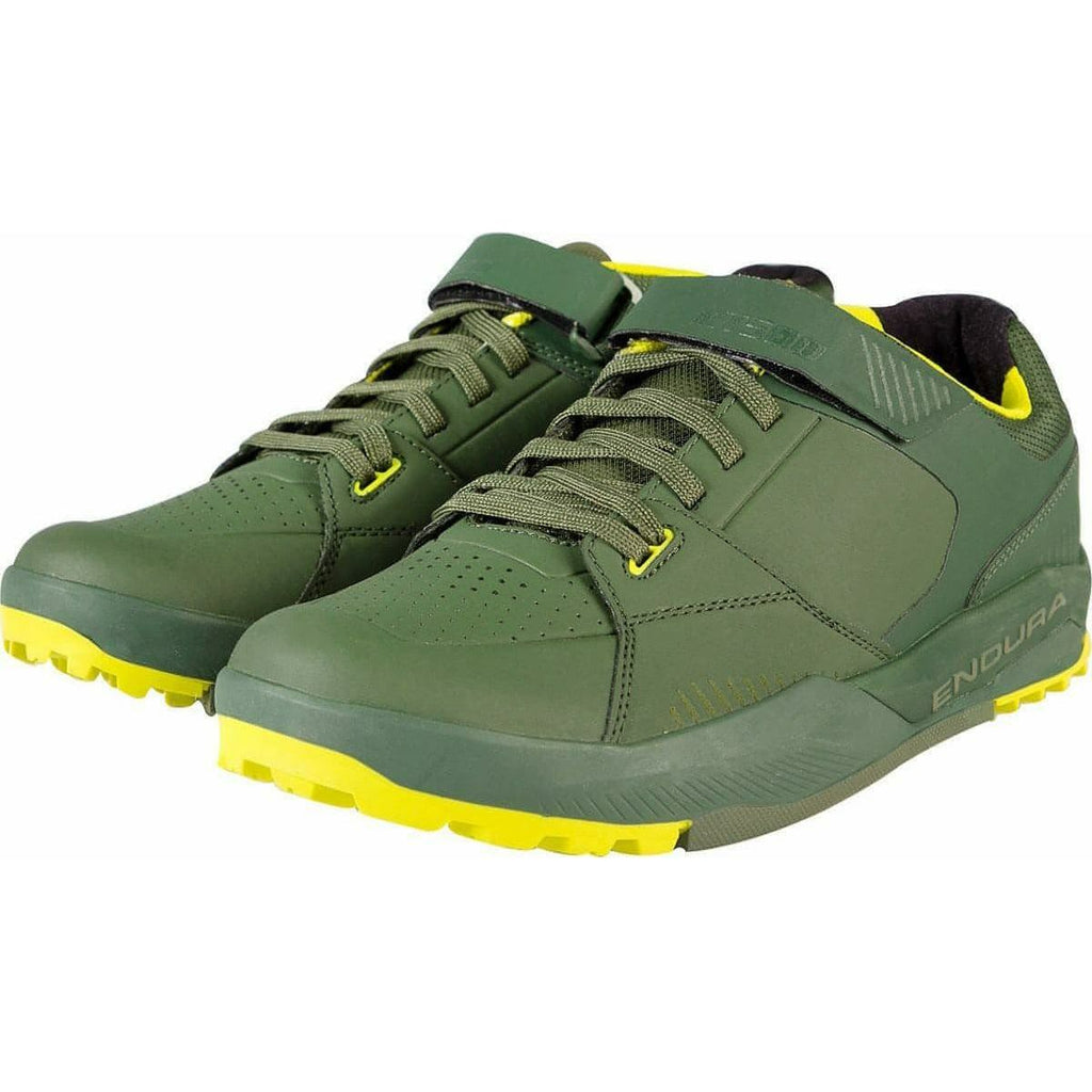 Endura MT500 Burner Flat Men's MTB Cycling Shoes - Green