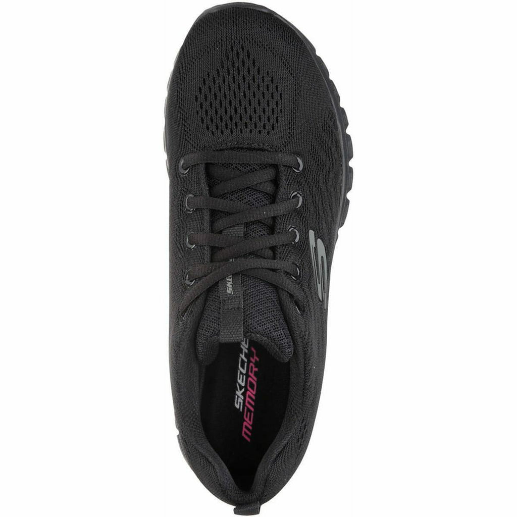 Skechers Graceful WIDE FIT Women's Training Shoes - Black