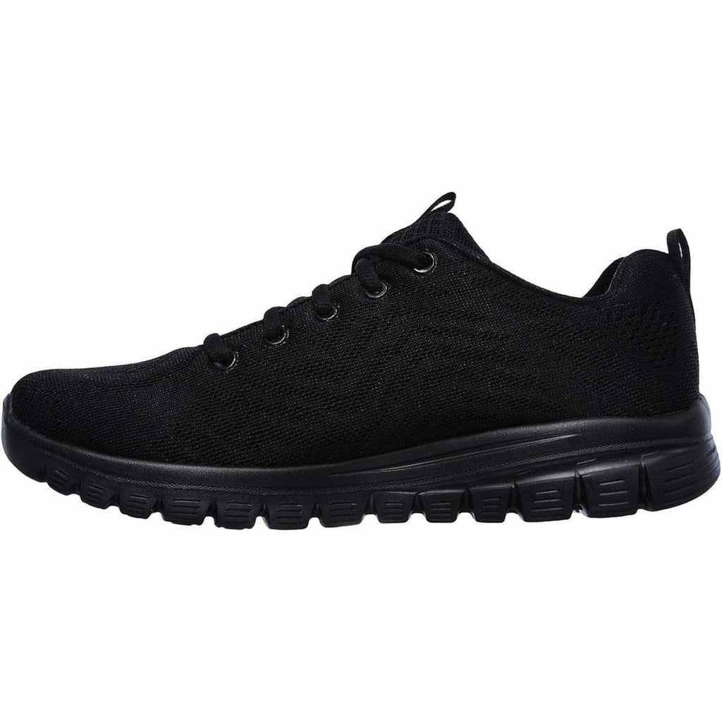 Skechers Graceful WIDE FIT Women's Training Shoes - Black